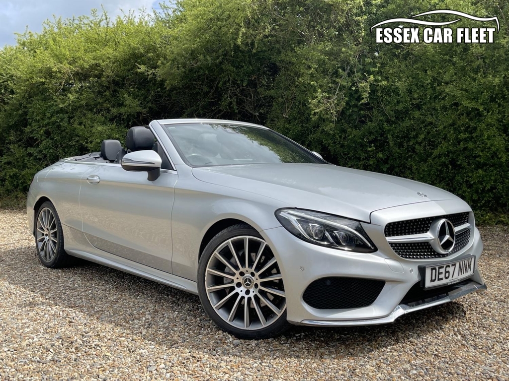 Mercedes-Benz C Class Convertible 2.0 C200 Amg Line 201767 Silver