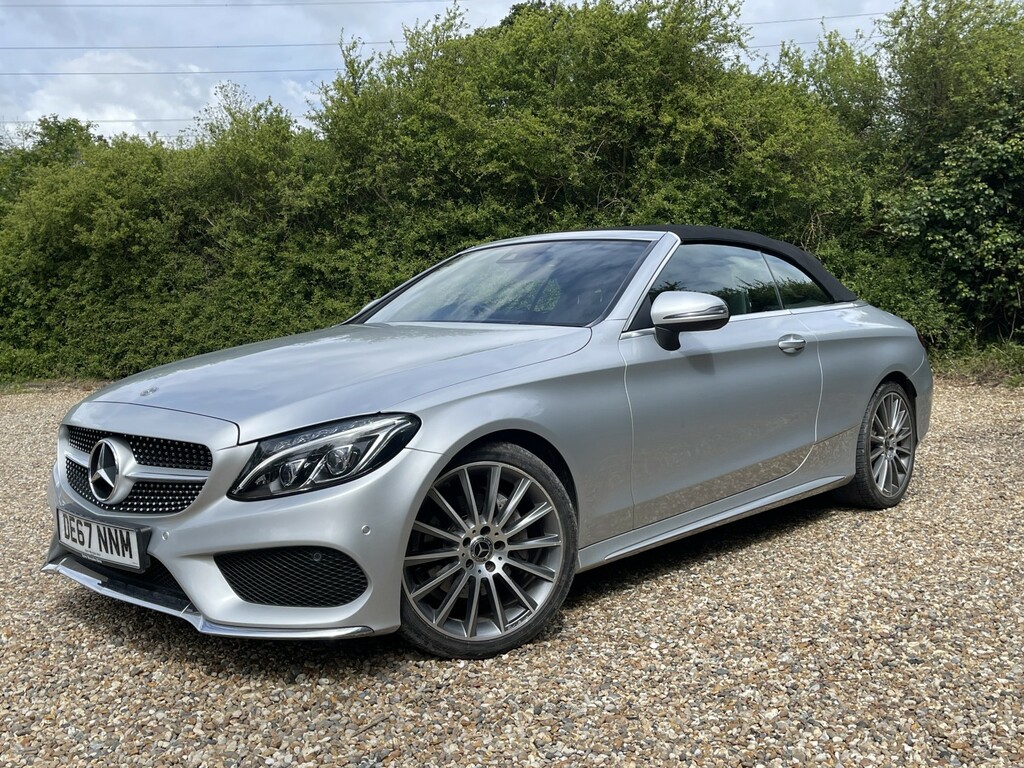 Mercedes-Benz C Class Convertible 2.0 C200 Amg Line 201767 DE67NNM Silver #3