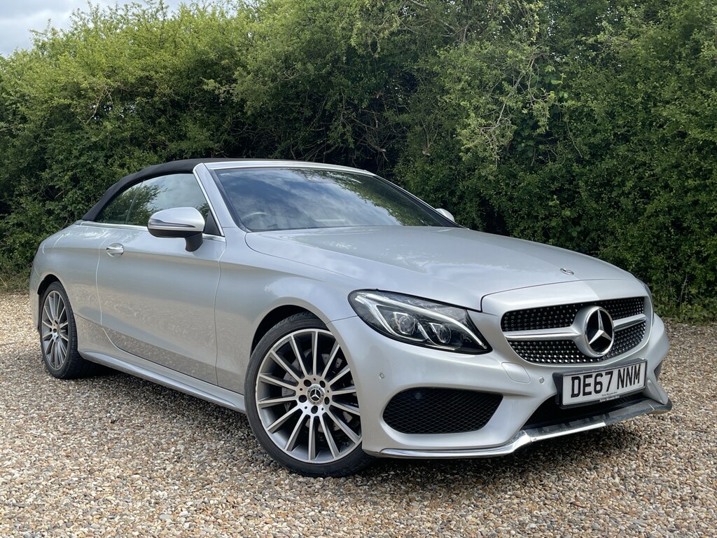 Mercedes-Benz C Class Convertible 2.0 C200 Amg Line 201767 DE67NNM Silver #2