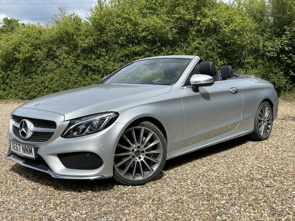 Mercedes-Benz C Class Convertible 2.0 C200 Amg Line 201767 DE67NNM Silver #4