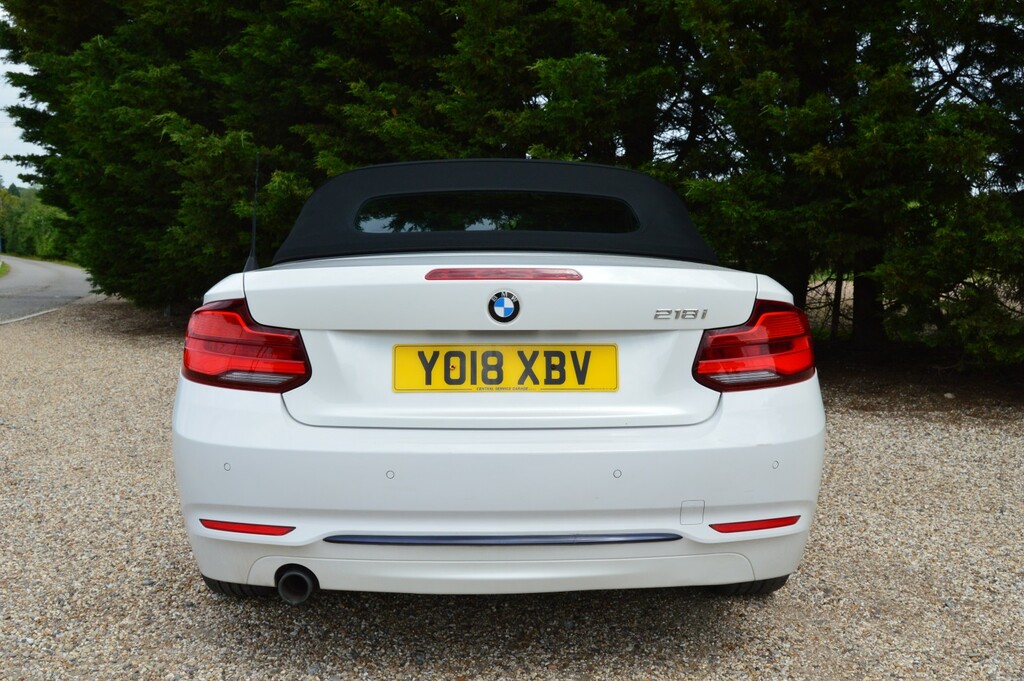 BMW 2 Series Convertible 1.5 218I Sport Convertible 201818 YO18XBV White #6