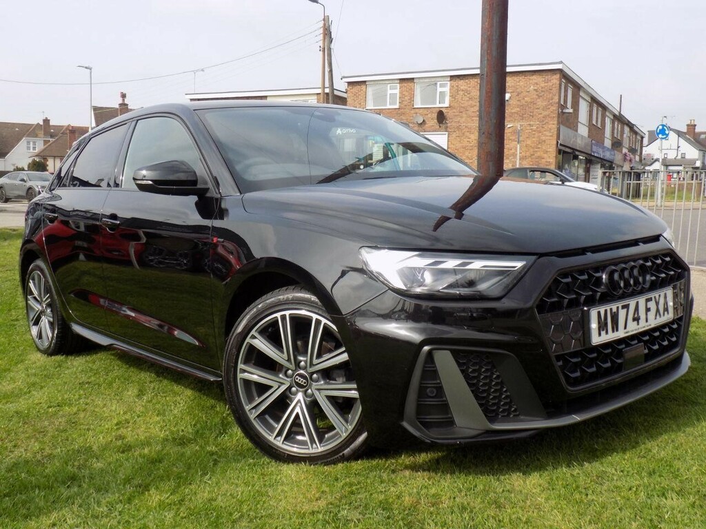 Audi A1 1.0 Tfsi 25 S Line Sportback S Tronic E MW74FXA Black #2