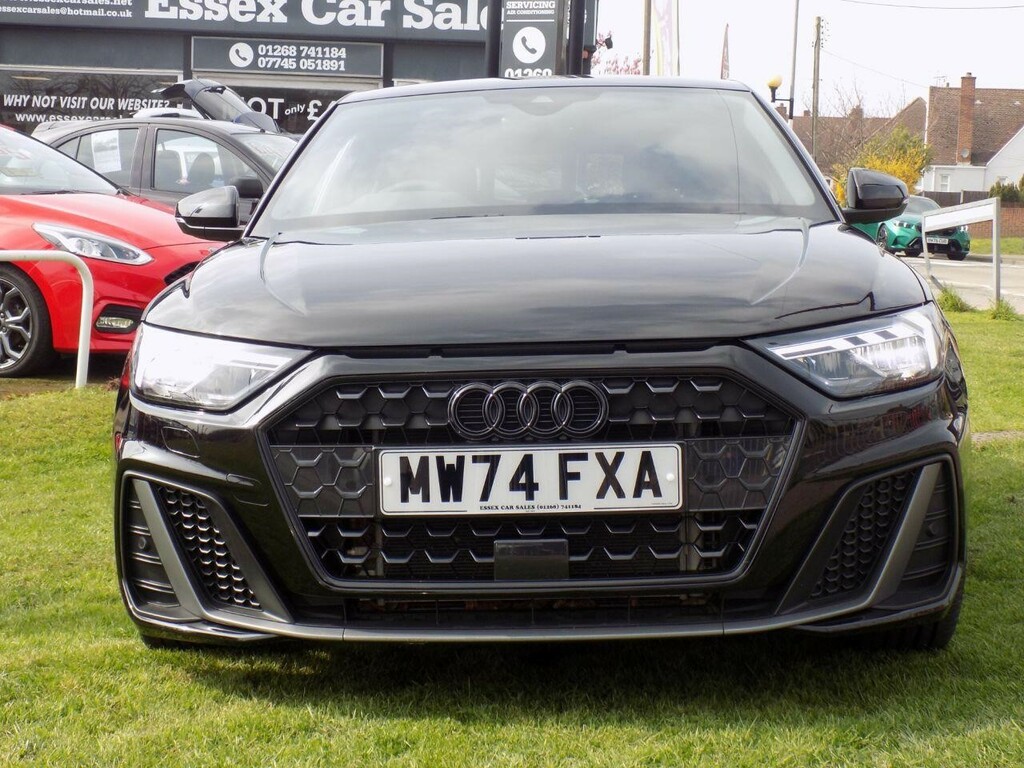 Audi A1 1.0 Tfsi 25 S Line Sportback S Tronic E MW74FXA Black #3