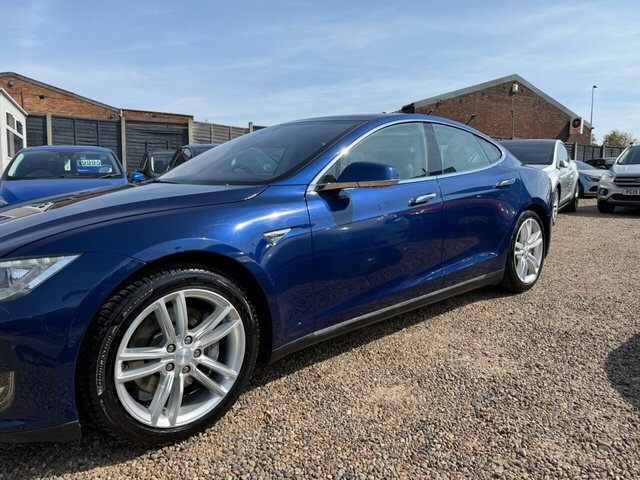 Tesla Model S Hatchback 5dr Electric Auto Blue #4