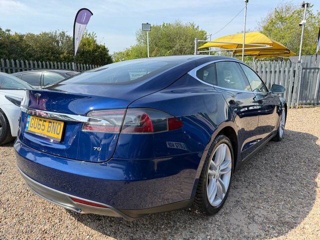 Tesla Model S Hatchback 5dr Electric Auto Blue #5