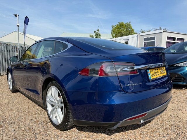 Tesla Model S Hatchback 5dr Electric Auto Blue #3