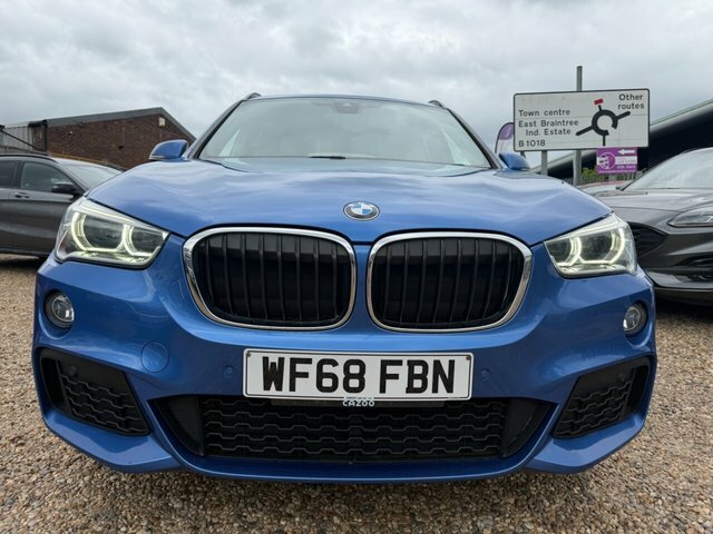 BMW X1 18D M Sport Suv WF68FBN Blue #2