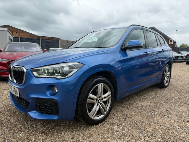 BMW X1 18D M Sport Suv WF68FBN Blue #4