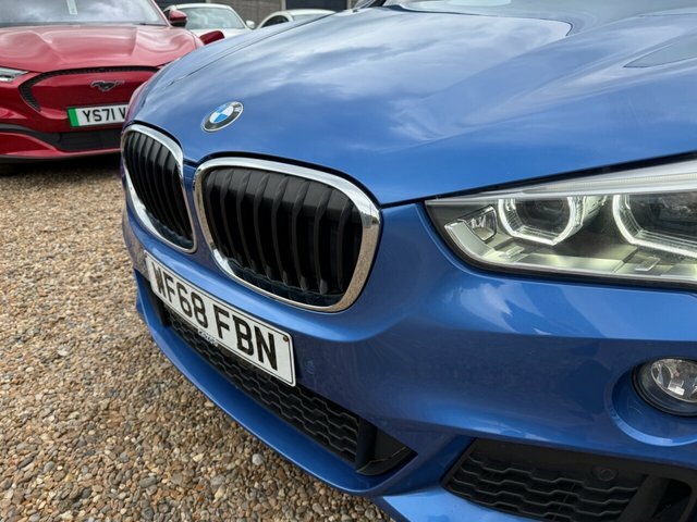 BMW X1 18D M Sport Suv WF68FBN Blue #3