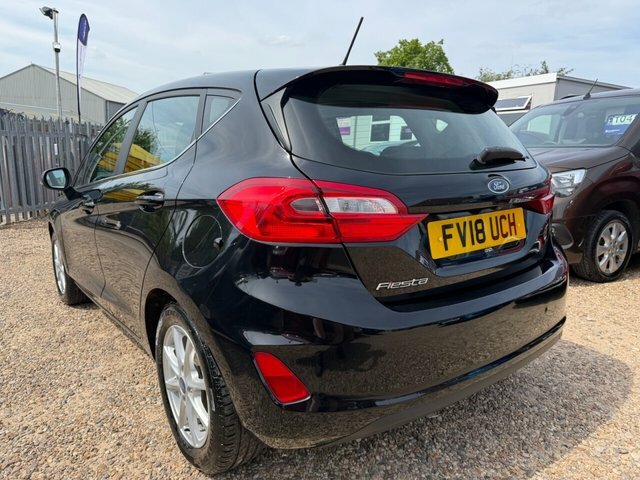 Ford Fiesta Ecoboost Zetec Hatchback FV18UCH Black #3
