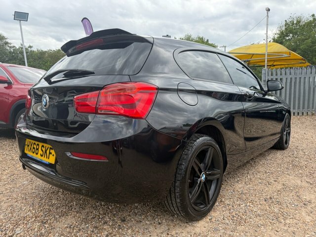 BMW 1 Series 116D Sport Hatchback HX68SKF Black #5