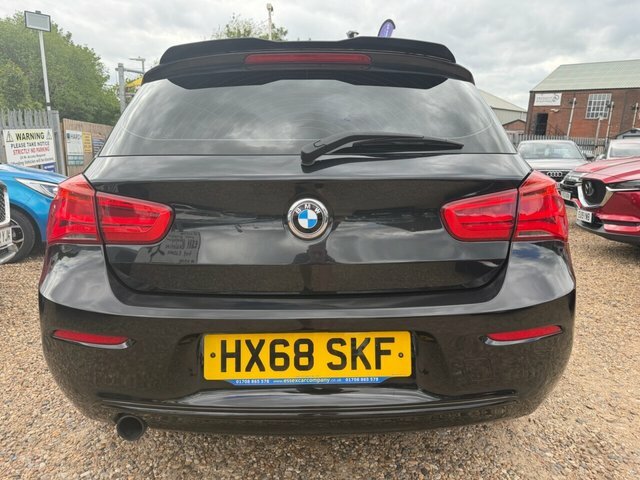 BMW 1 Series 116D Sport Hatchback HX68SKF Black #6