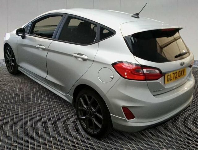 Ford Fiesta Ecoboost St-line Hatchback GL72OXV Silver #2