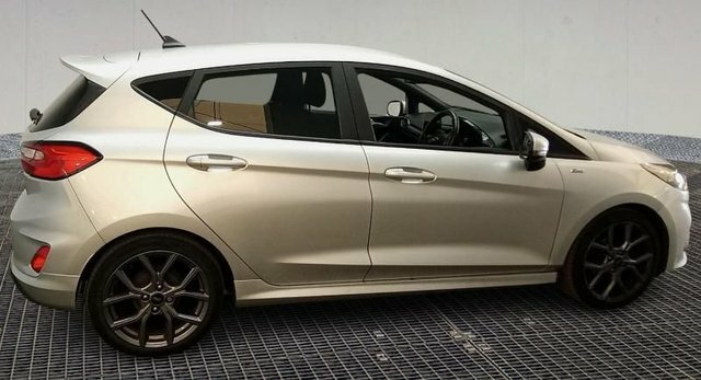 Ford Fiesta Ecoboost St-line Hatchback GL72OXV Silver #3