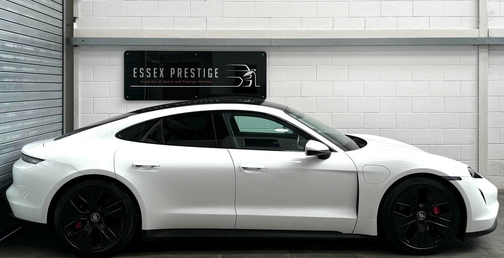 Porsche Taycan 4S 93Kwh 4Wd PJ70EXE White #4