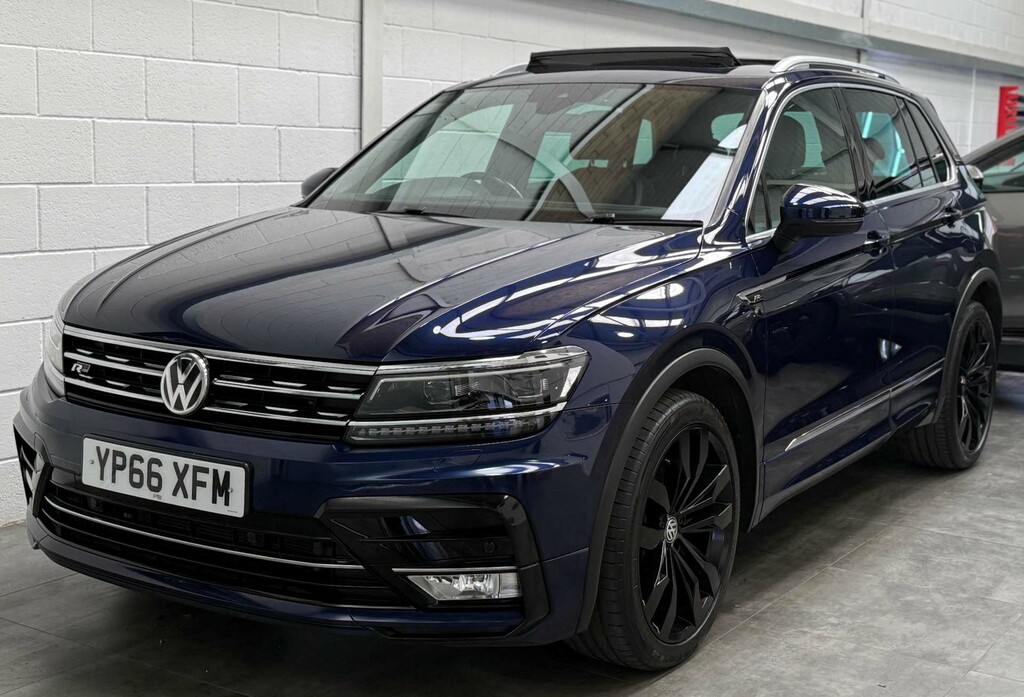 Volkswagen Tiguan R-line Tsi Bluemotion Technology 4Motion Blue #3