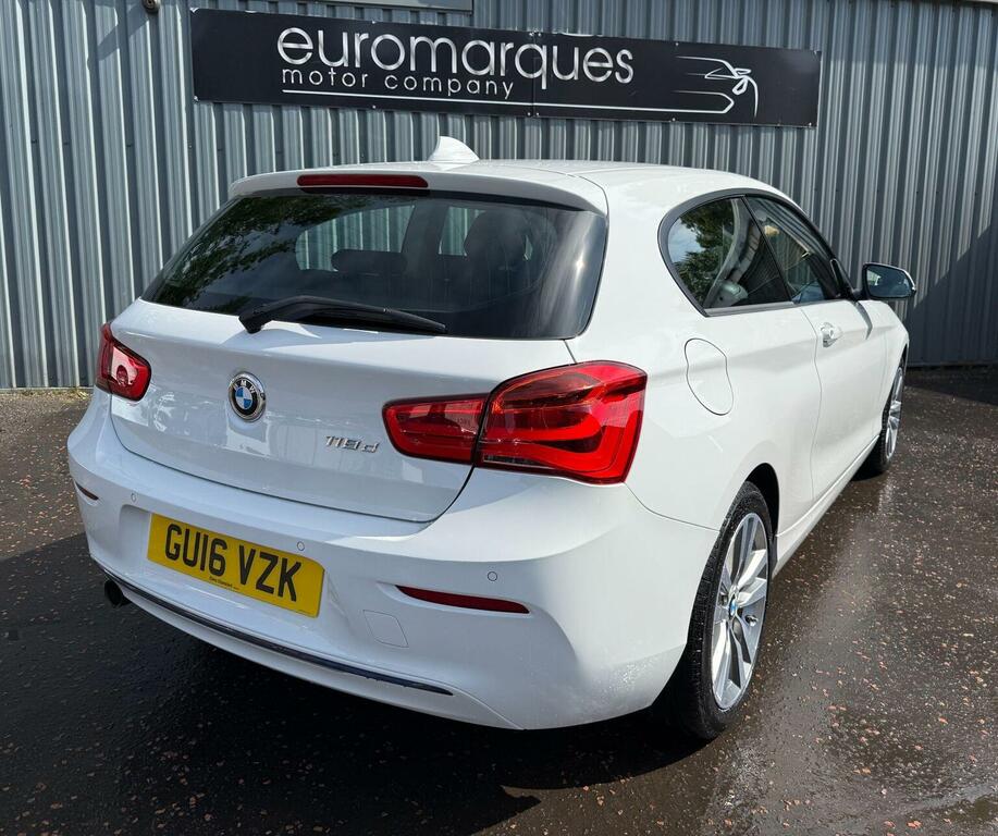 BMW 1 Series Hatchback 2.0 118D Sport Euro 6 Ss 201616 White #5