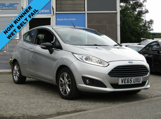 Ford Fiesta 2015 1.0 Zetec 99 Bhp VE65UXU Silver