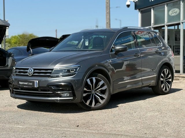 Volkswagen Tiguan 2019 2.0 Tdi R-line Suv Dsg 4Motion Eur GJ19YWW Grey #4