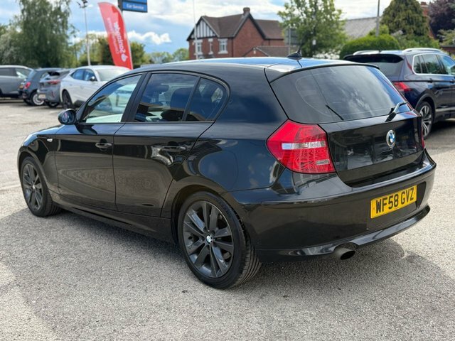 BMW 1 Series 2008 2.0 118D Edition Es Hatchback Manu WF58GVZ Black #6