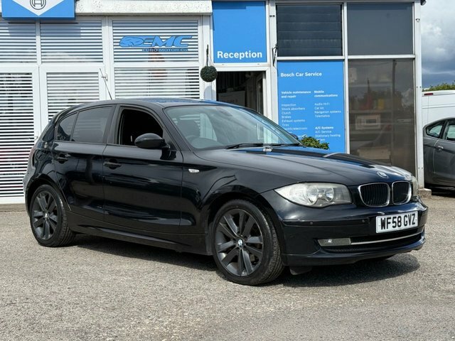 BMW 1 Series 2008 2.0 118D Edition Es Hatchback Manu Black