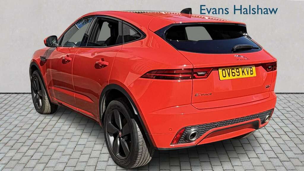 Jaguar E-Pace 2.0D Chequered Flag Edition 2019 OV69KVB Red #4