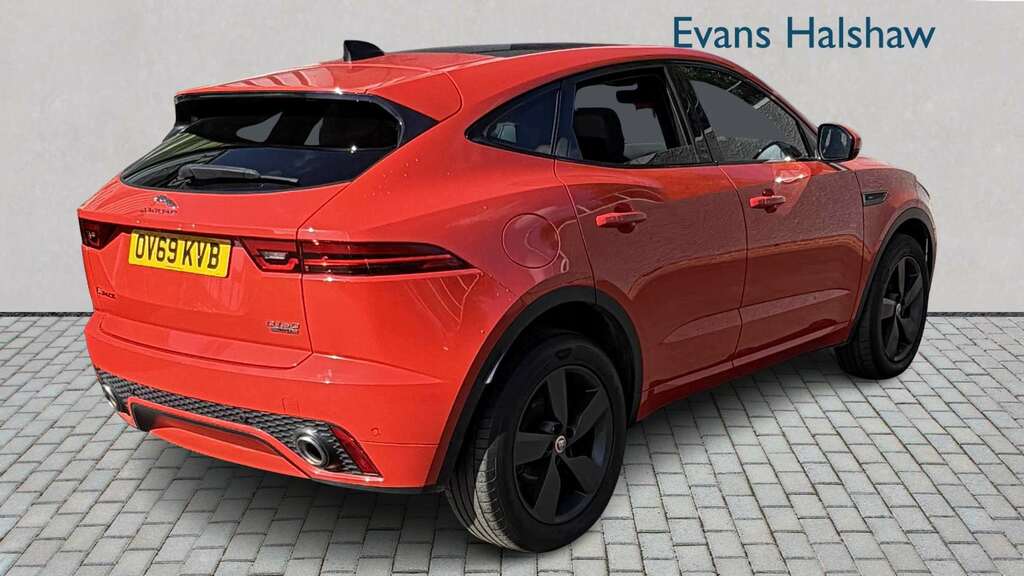 Jaguar E-Pace 2.0D Chequered Flag Edition 2019 OV69KVB Red #3