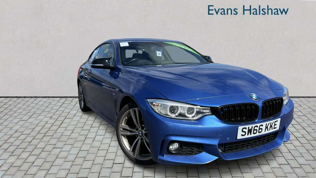 BMW 4 Series 420I M Sport Professional Media 2016 Blue
