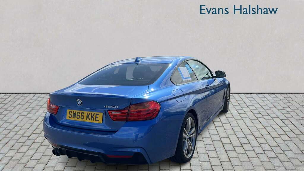 BMW 4 Series 420I M Sport Professional Media 2016 SW66KKE Blue #3