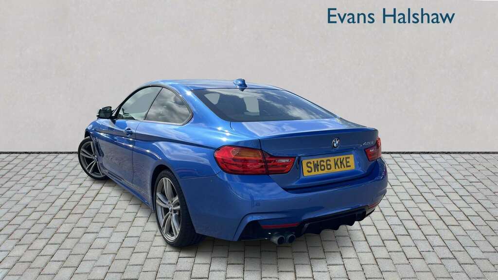 BMW 4 Series 420I M Sport Professional Media 2016 SW66KKE Blue #2
