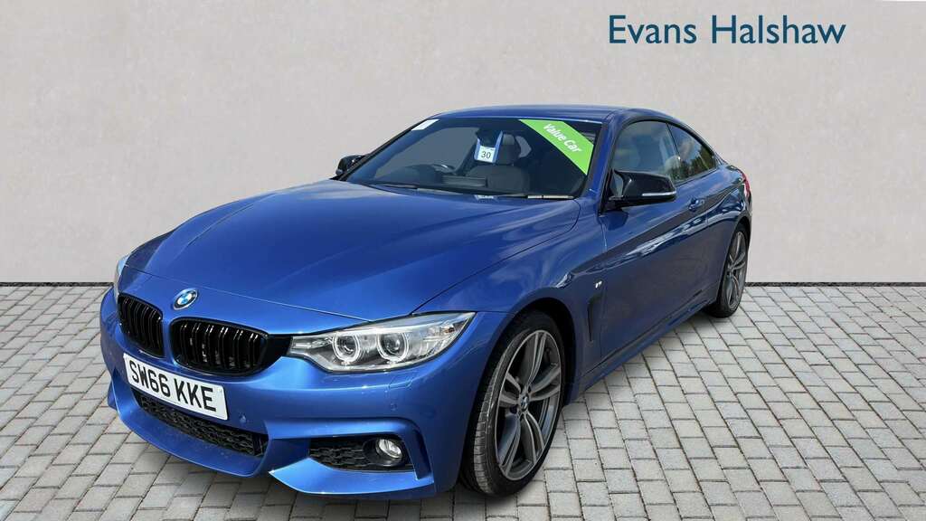 BMW 4 Series 420I M Sport Professional Media 2016 SW66KKE Blue #4
