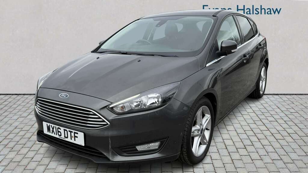 Ford Focus 1.0 Ecoboost 125 Zetec 2016 WX16DTF Grey #3