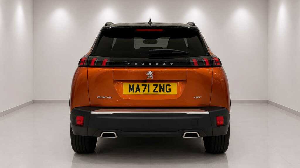Peugeot 2008 1.2 Puretech 130 Gt 2021 MA71ZNG Orange #5