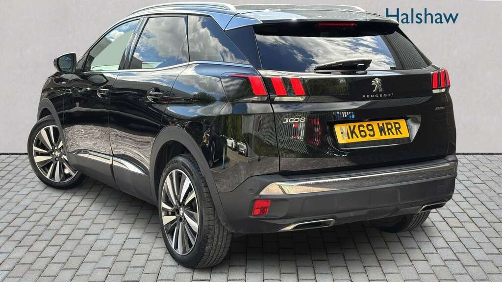 Peugeot 3008 1.2 Puretech Gt Line Premium 2019 MK69WRR Black #2