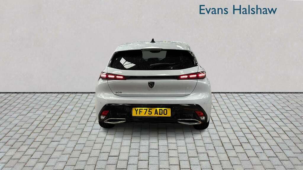 Peugeot 308 1.2 Hybrid 136 Allure E-dsc6 2025 YF75ADO White #5