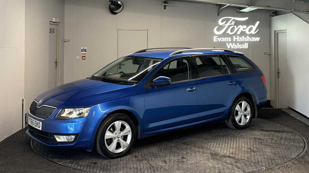 Skoda Octavia 1.6 Tdi Cr 110 Se L 4X4 2015 YT65EKO Blue #2