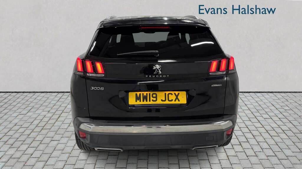 Peugeot 3008 1.2 Puretech Gt Line 2019 MW19JCX Black #4
