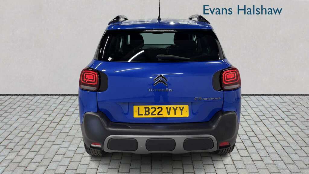 Citroen C3 Aircross 1.2 Puretech 130 Shine Eat6 2022 LB22VYY Blue #4
