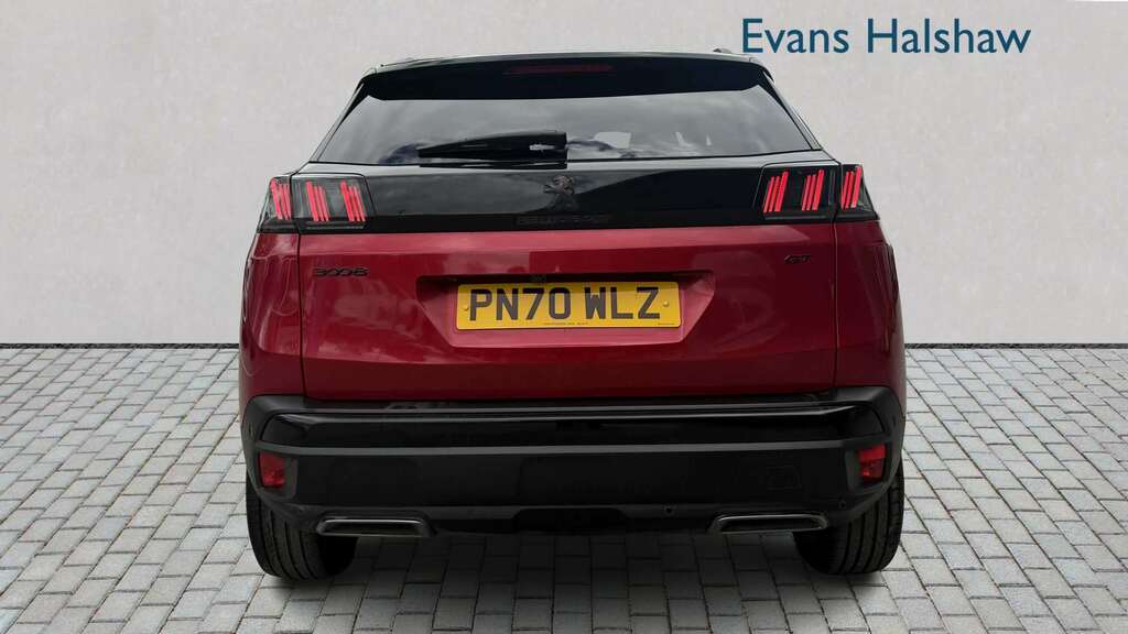 Peugeot 3008 1.6 Puretech 180 Gt Premium Eat8 2021 PN70WLZ Red #3