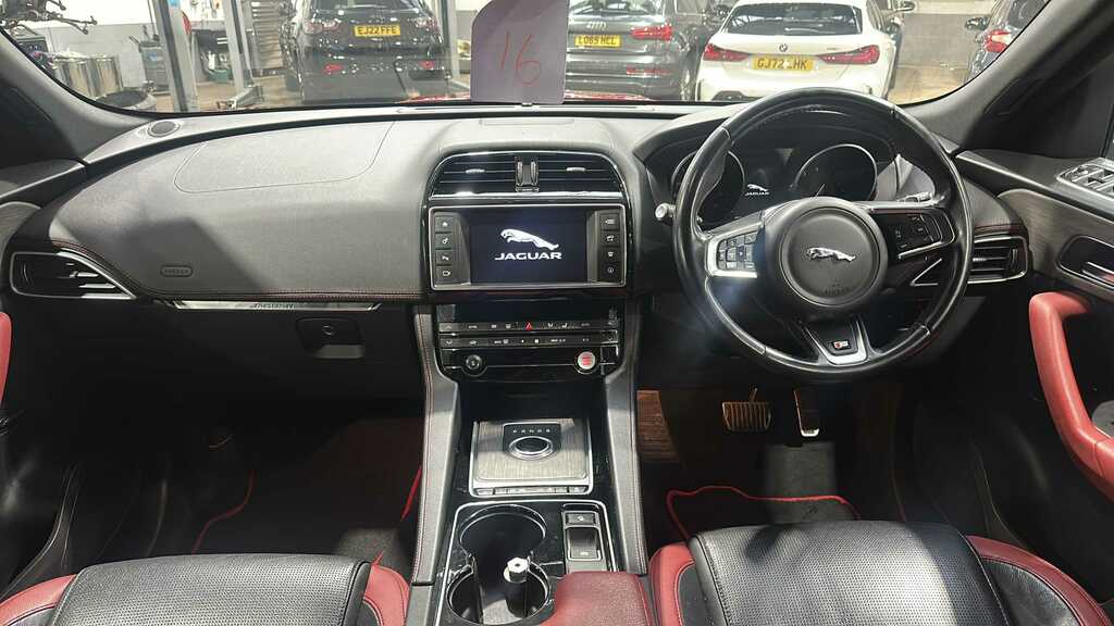 Jaguar F-Pace 3.0 Supercharged V6 S Awd 2016 BV66TMU Red #5