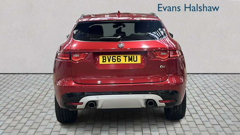 Jaguar F-Pace 3.0 Supercharged V6 S Awd 2016 BV66TMU Red #3