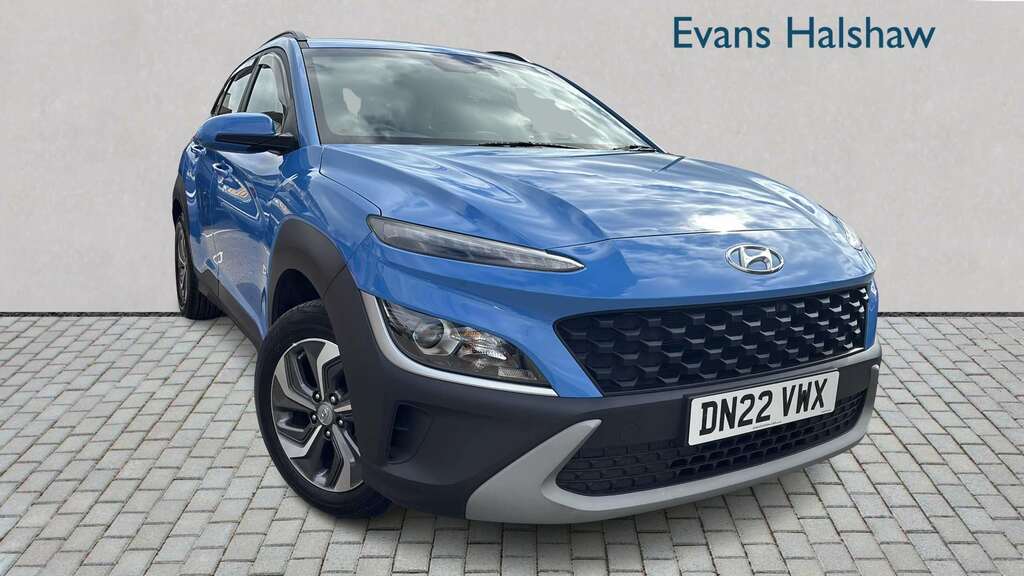 Hyundai Kona 1.6 Gdi Hybrid Se Connect Dct 2022 Blue