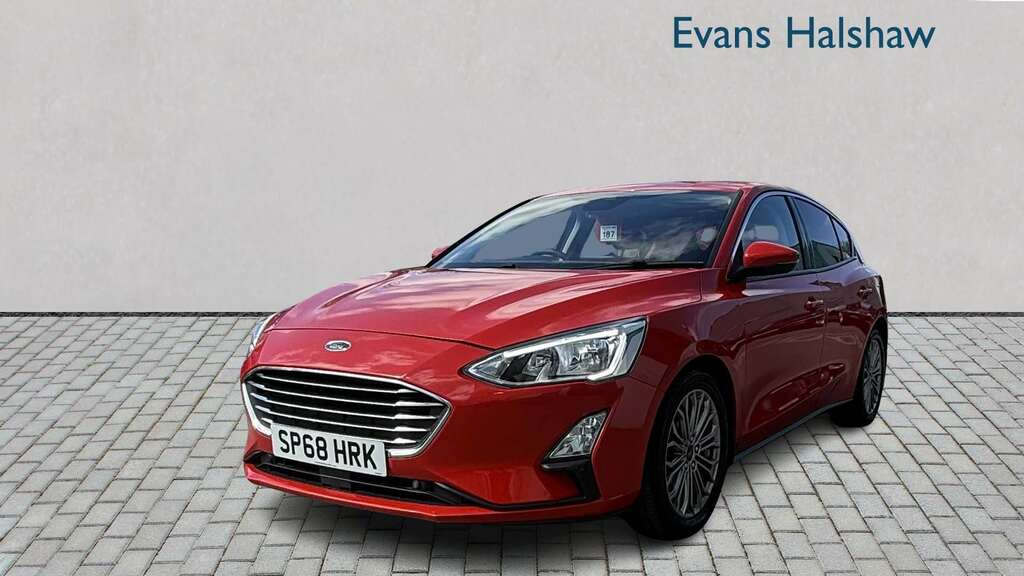 Ford Focus 1.0 Ecoboost 125 Titanium X 2018 SP68HRK Red #2