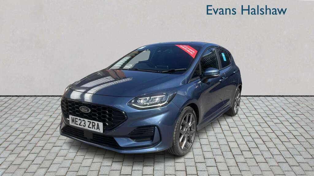 Ford Fiesta 1.0 Ecoboost St-line 2023 ME23ZRA Blue #5