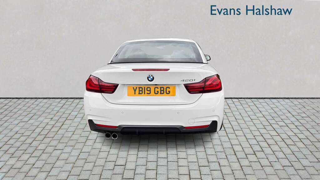 BMW 4 Series 420I M Sport Professional Media 2019 YB19GBG White #5