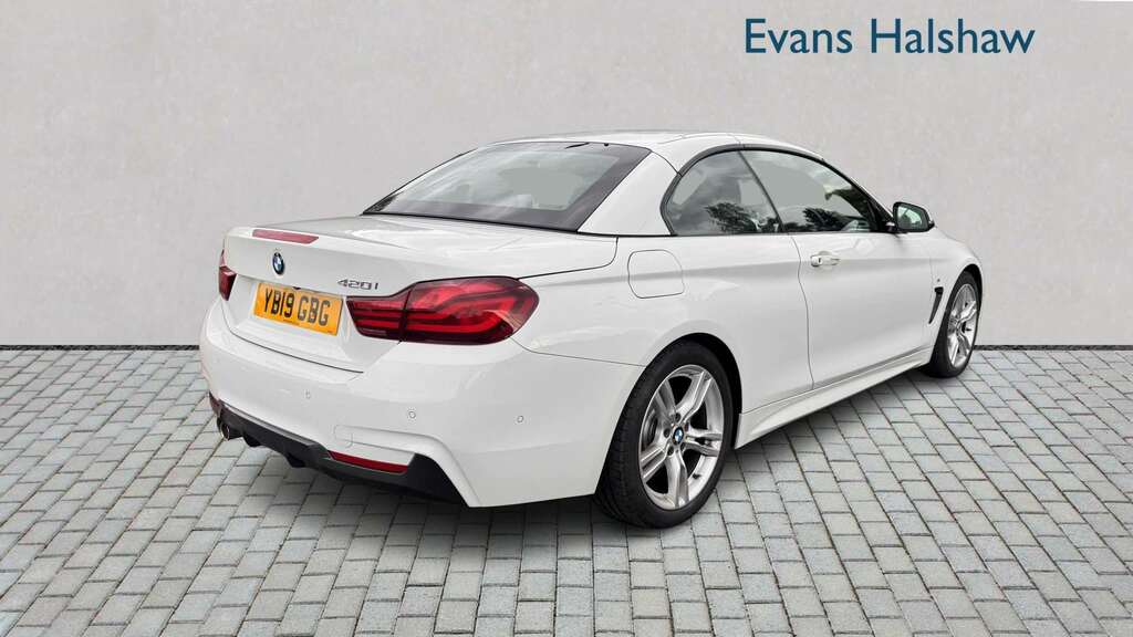 BMW 4 Series 420I M Sport Professional Media 2019 YB19GBG White #4