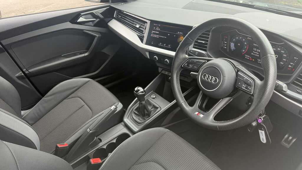 Audi A1 25 Tfsi S Line 2023 BK73VHH Black #5