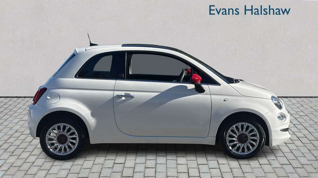 Fiat 500 1.0 Mild Hybrid Red 2022 FV22MWN White #2