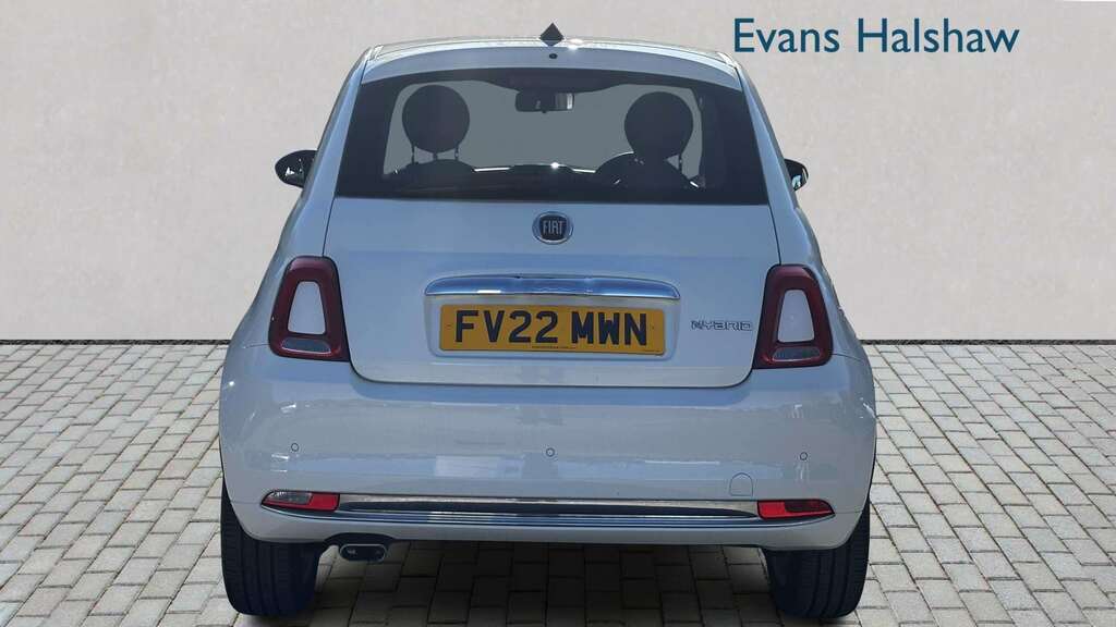 Fiat 500 1.0 Mild Hybrid Red 2022 FV22MWN White #3