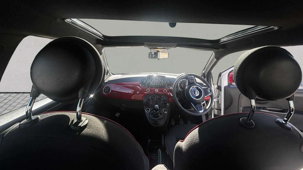 Fiat 500 1.0 Mild Hybrid Red 2022 FV22MWN White #6